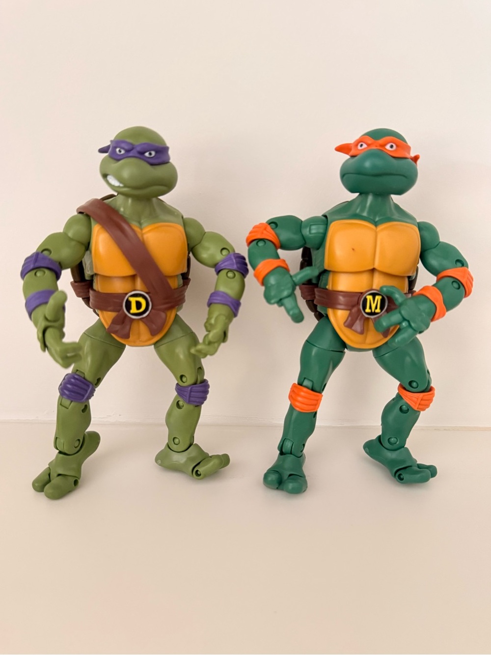 Teenage Mutant Ninja Turtles Donatello and Michelangelo 6" 2012 Playmates Toys